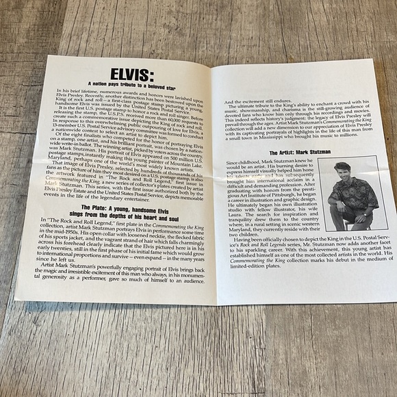 Elvis Presley “The Rock and Roll Legend” Plate - Picture 9 of 10